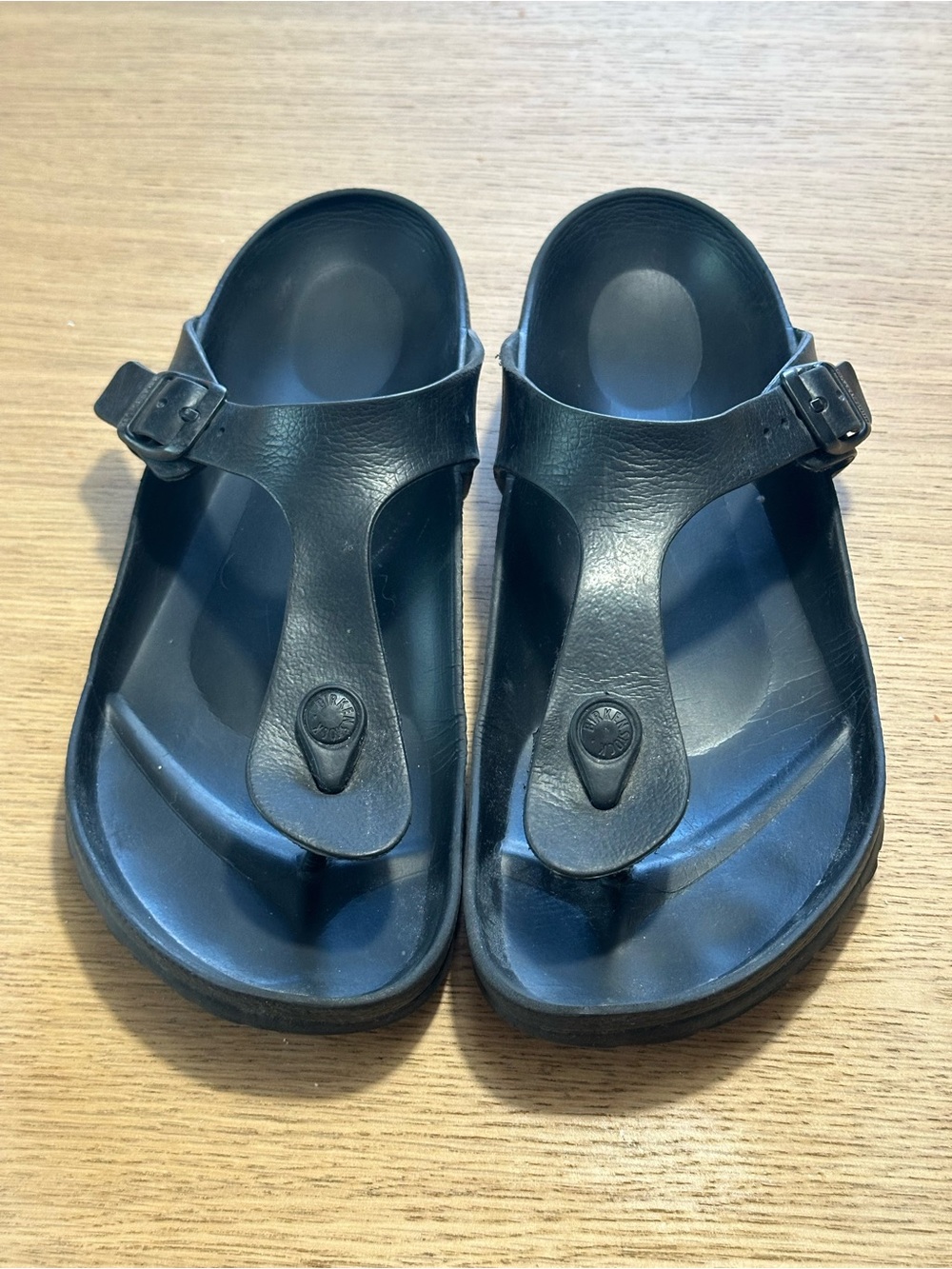 Birkenstock Gizeh EVA Sandals - Matte Black - EU 40 / US Men's 7 / US Women's 9